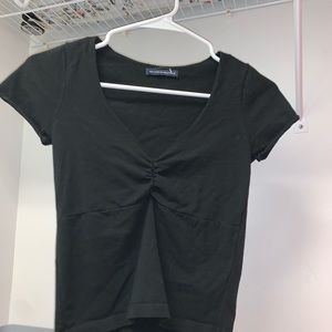 brandy melville black gina top